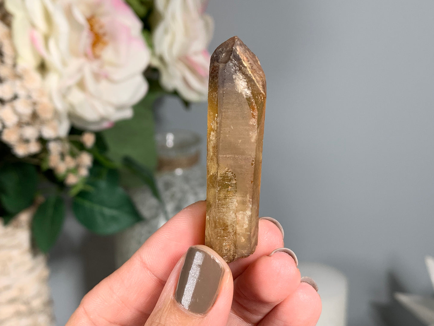 Congo Smoky Citrine Point (2.2", 56mm)