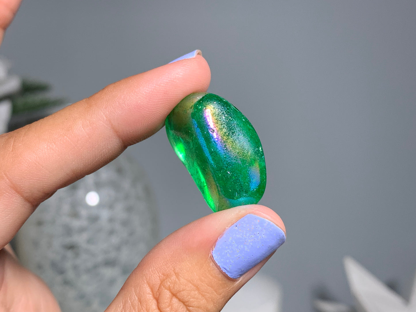 Tumbled Green Aura Quartz