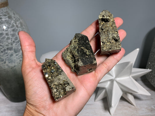 Pyrite Geode Obelisk Medium