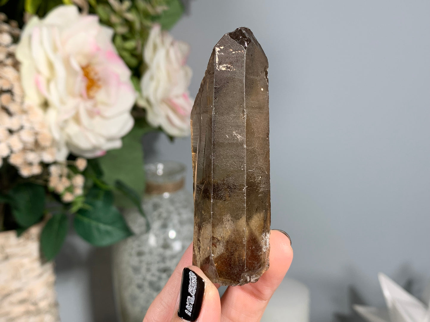 Congo Smoky Citrine Point (3", 76mm)