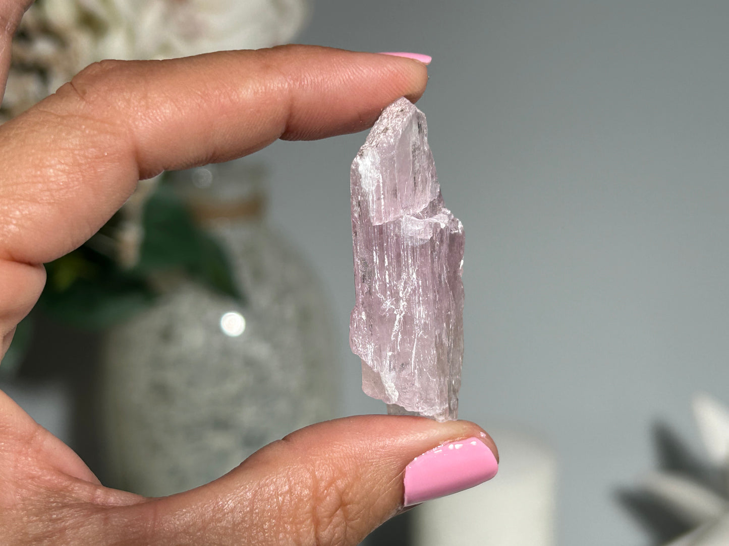 Natural Purple Kunzite Point (1.9", 48mm)