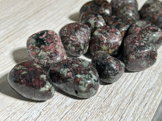 Tumbled Eudialyte