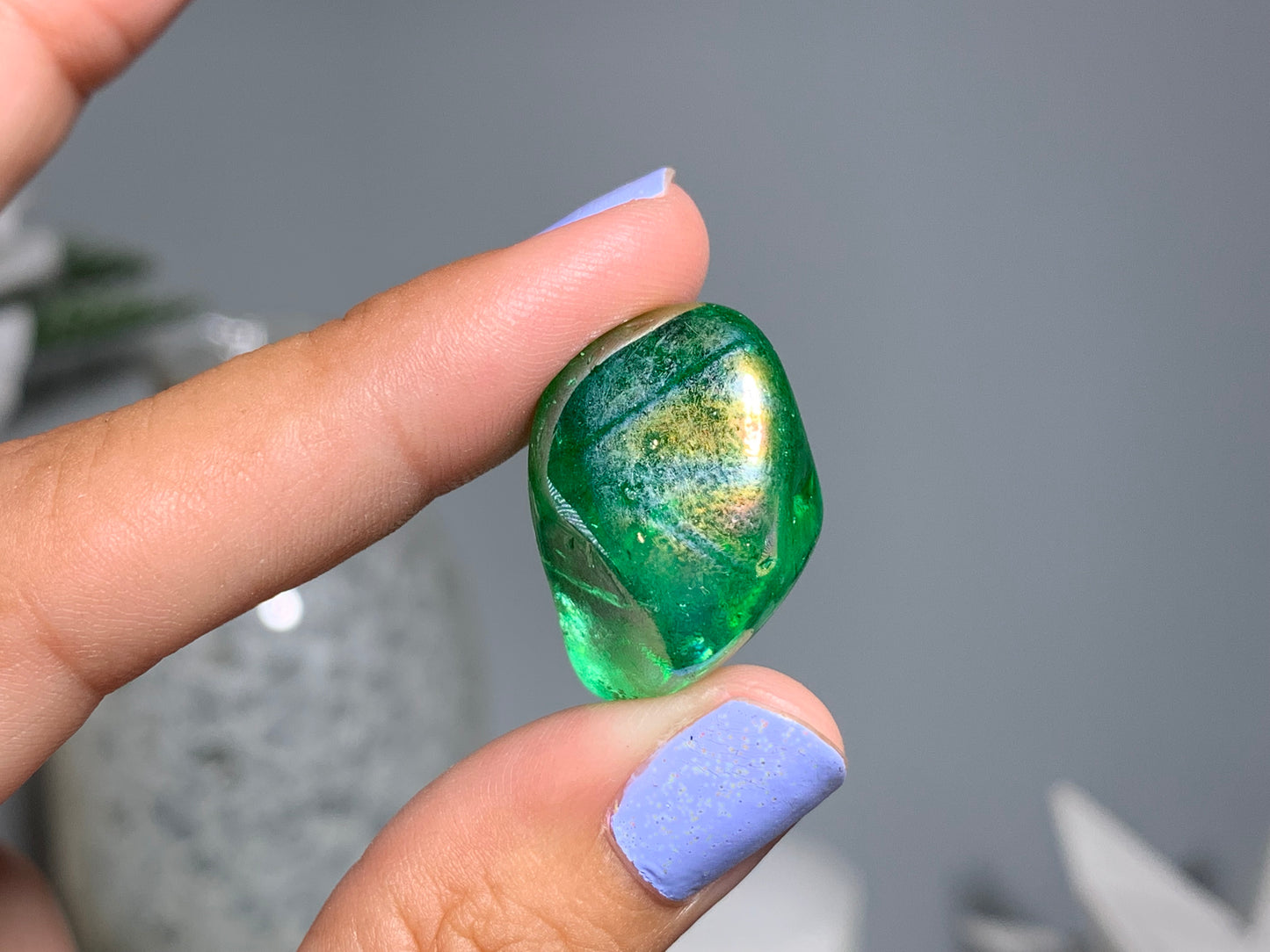 Tumbled Green Aura Quartz