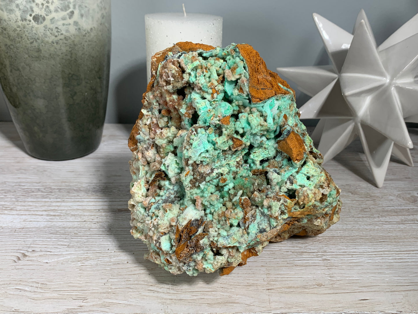 Druzy Chrysoprase (6.1", 155mm)