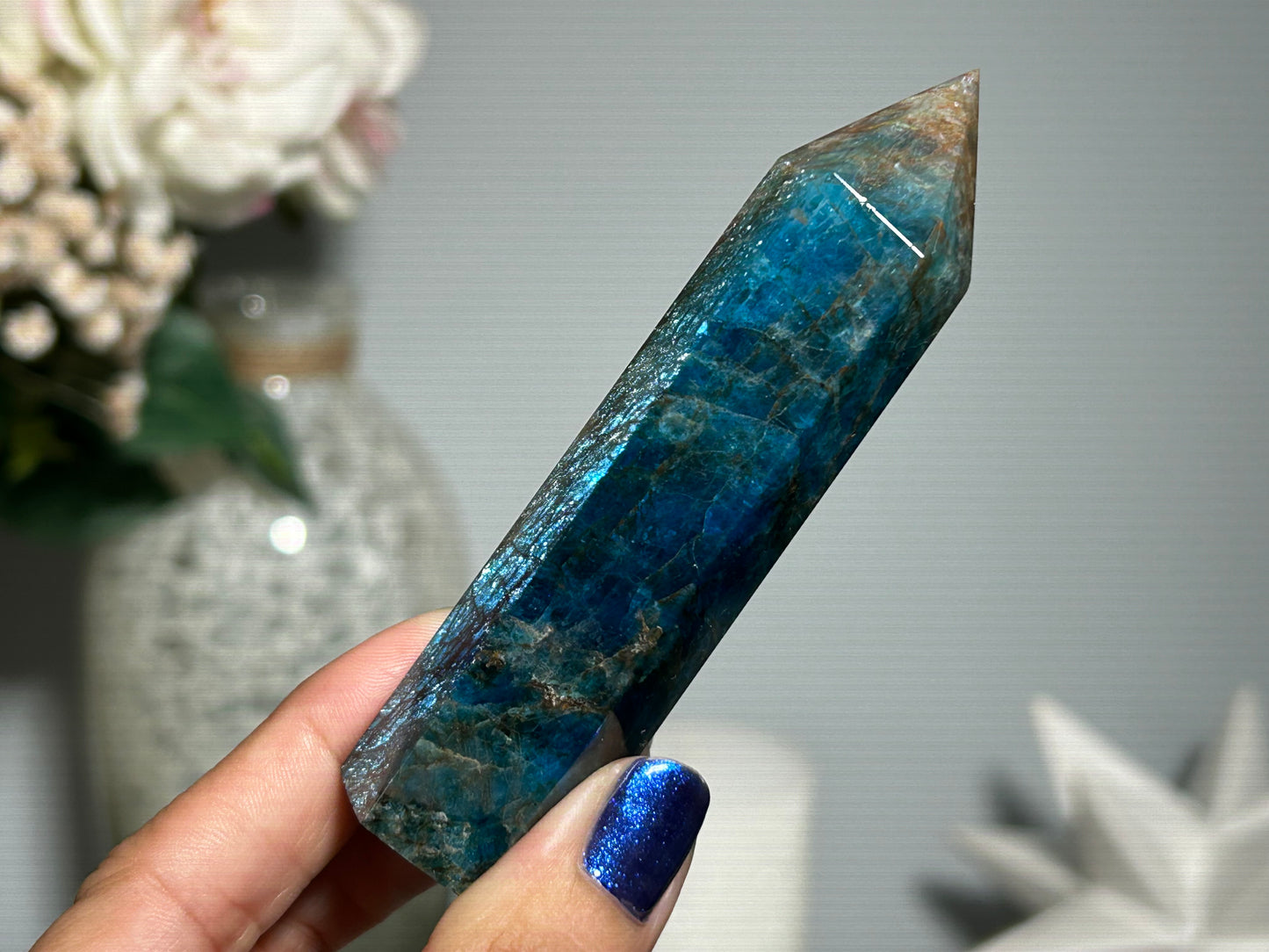 Blue Apatite Tower