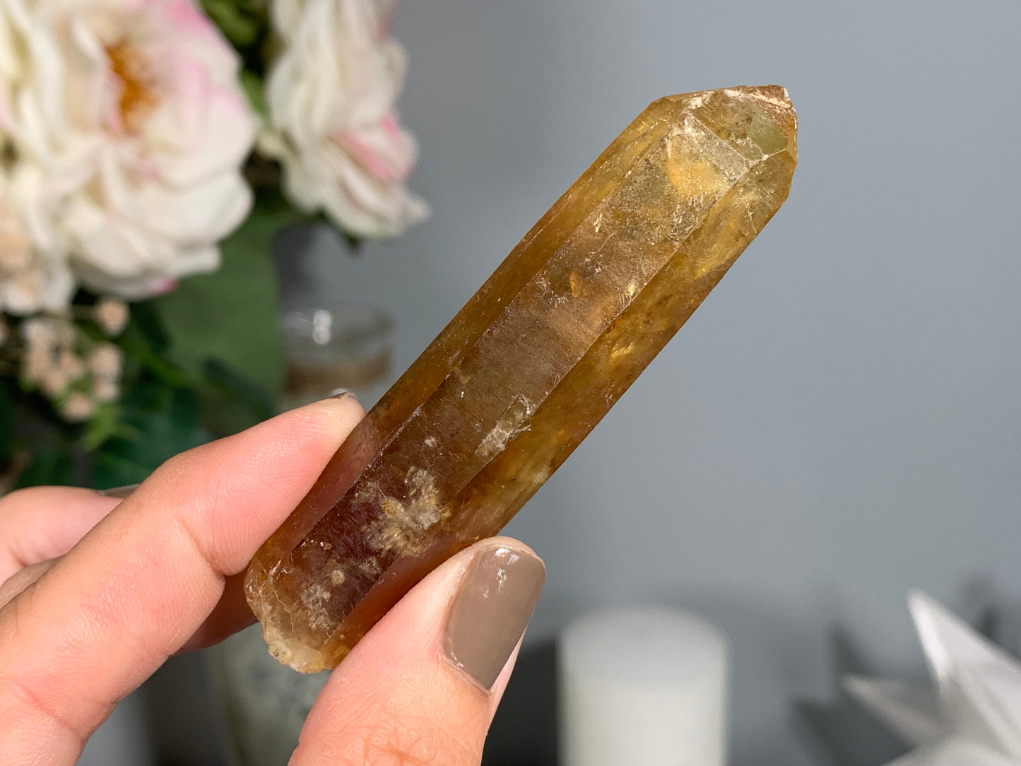 Congo Smoky Citrine Point (3", 77mm)