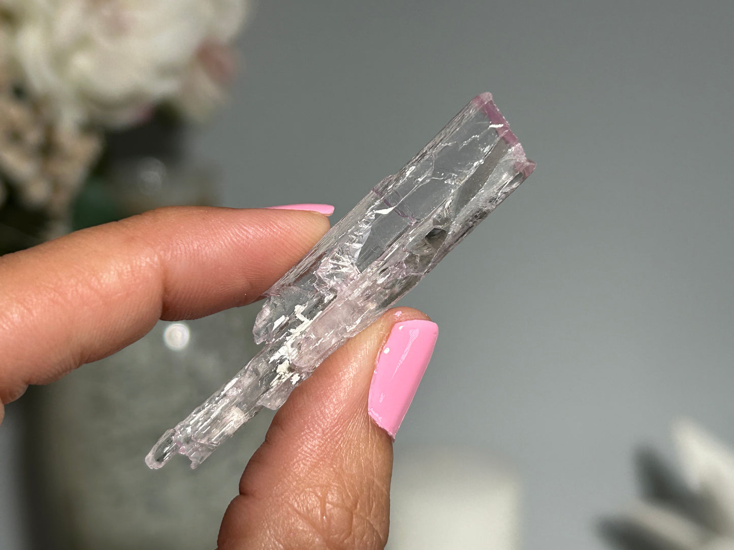 Natural Purple Kunzite Point (2.2", 57mm)