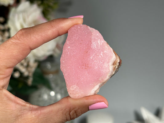 Natural Pink Aragonite (2.1", 54mm)