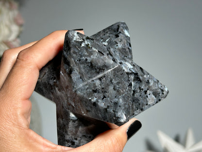 Larvikite Merkaba (3.2", 82mm)