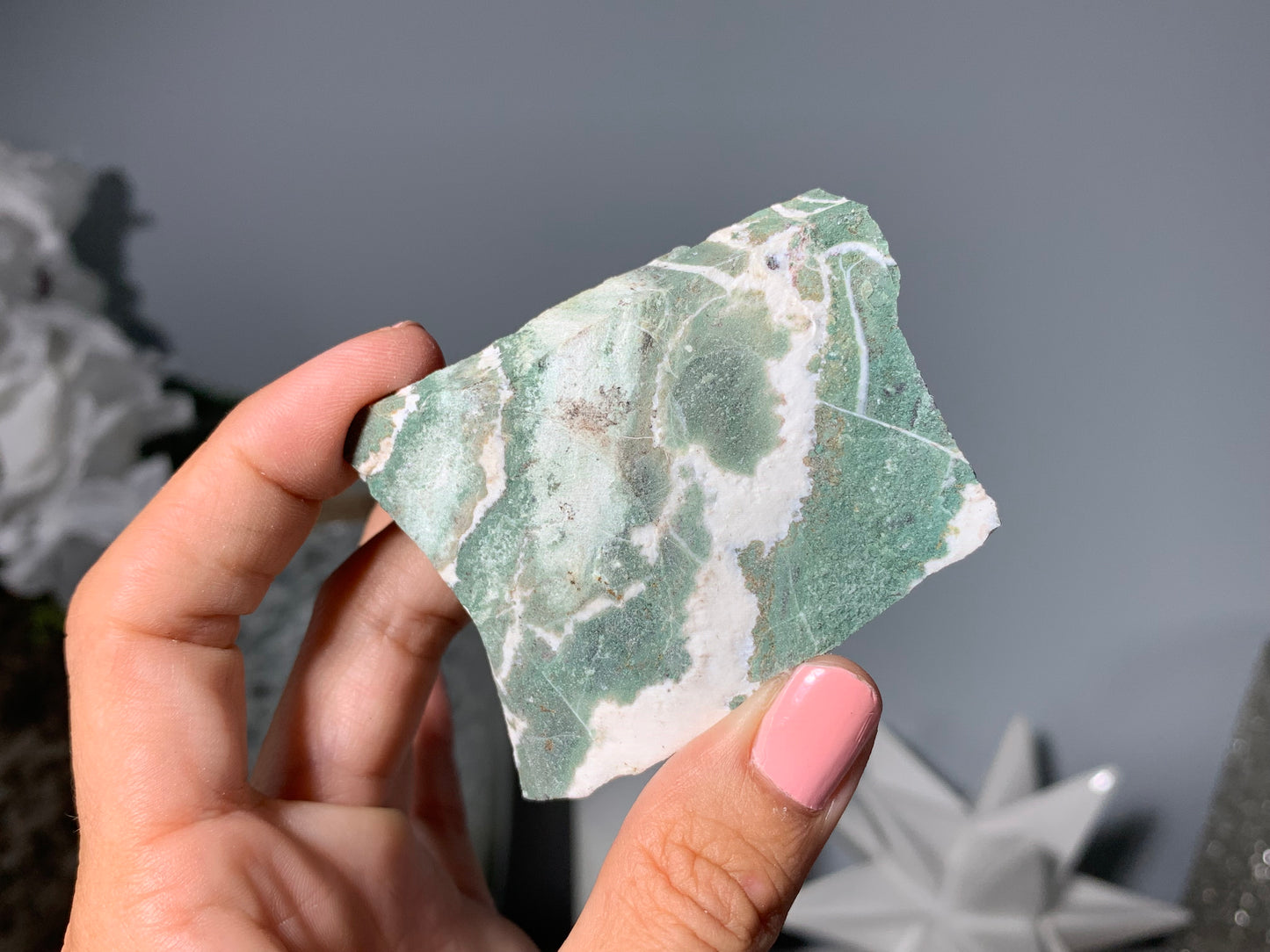 Natural Green Zebra Jasper Jumbo