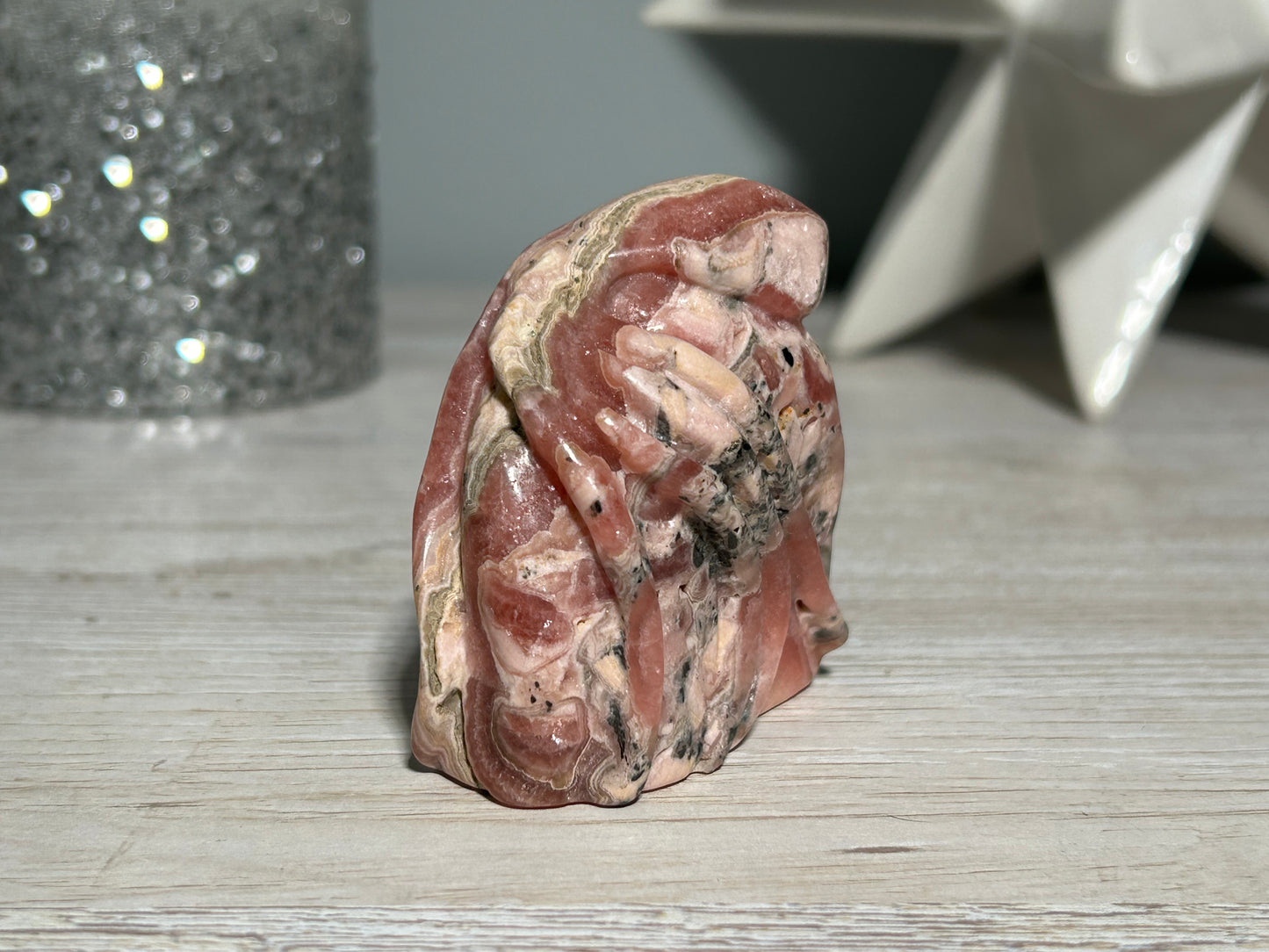 Rhodochrosite Octopus (2.2", 55mm)