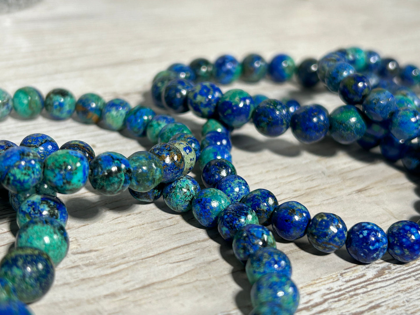 8mm Azurite Malachite Bracelet