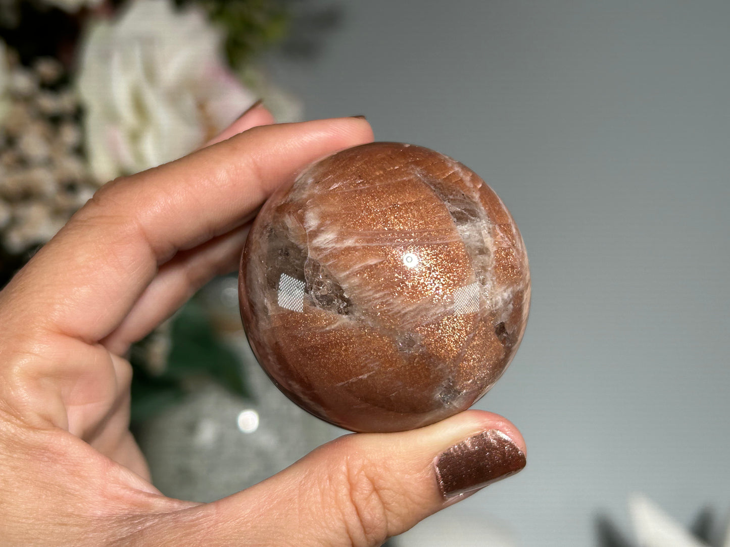 Confetti Sunstone Sphere (1.9", 48mm)