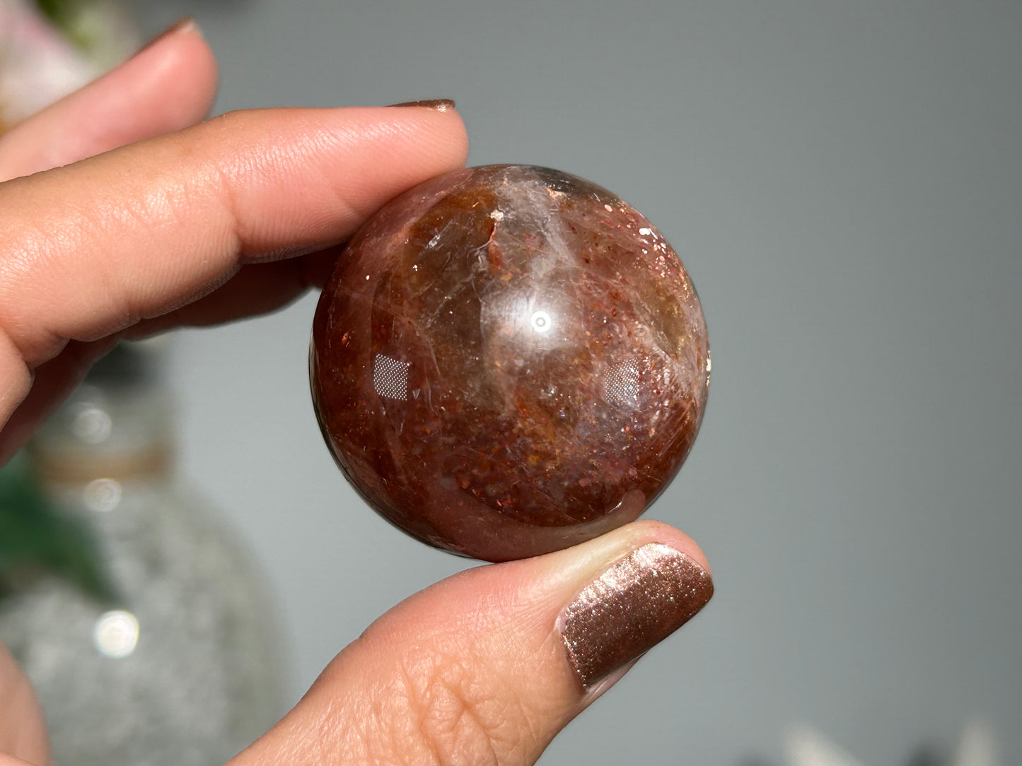 Confetti Sunstone Sphere (1.5", 36mm)