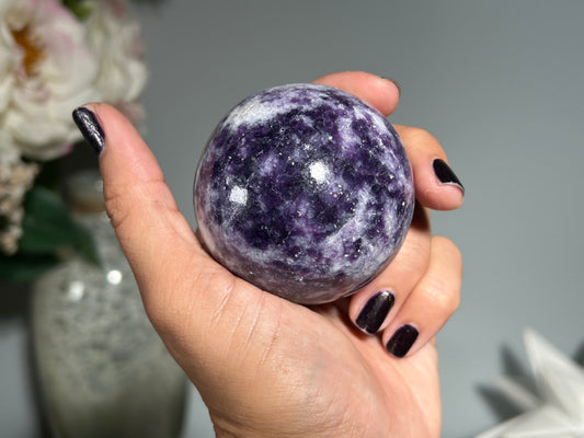 Lepidolite Sphere (2.2", 56mm)