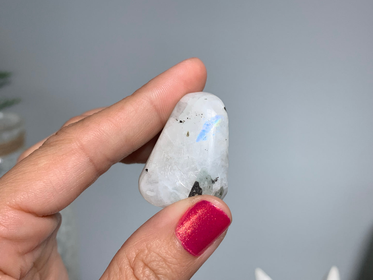 Tumbled Rainbow Moonstone Medium