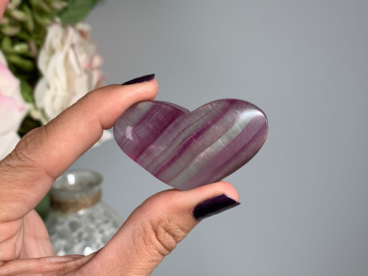 Small Fluorite Heart