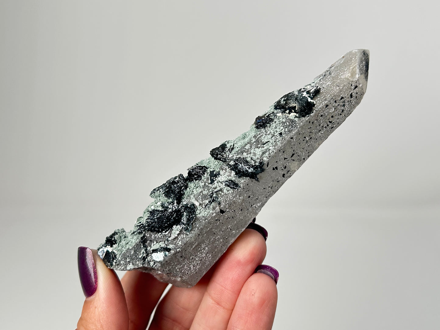 Sphalerite on Quartz (4.2", 106mm)