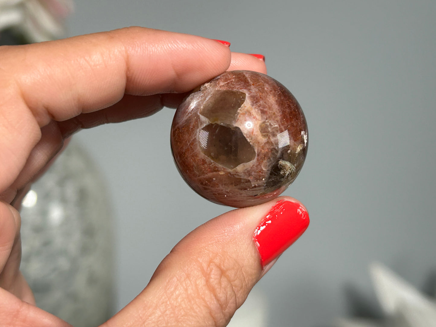 Confetti Sunstone Sphere (1.1", 29mm)