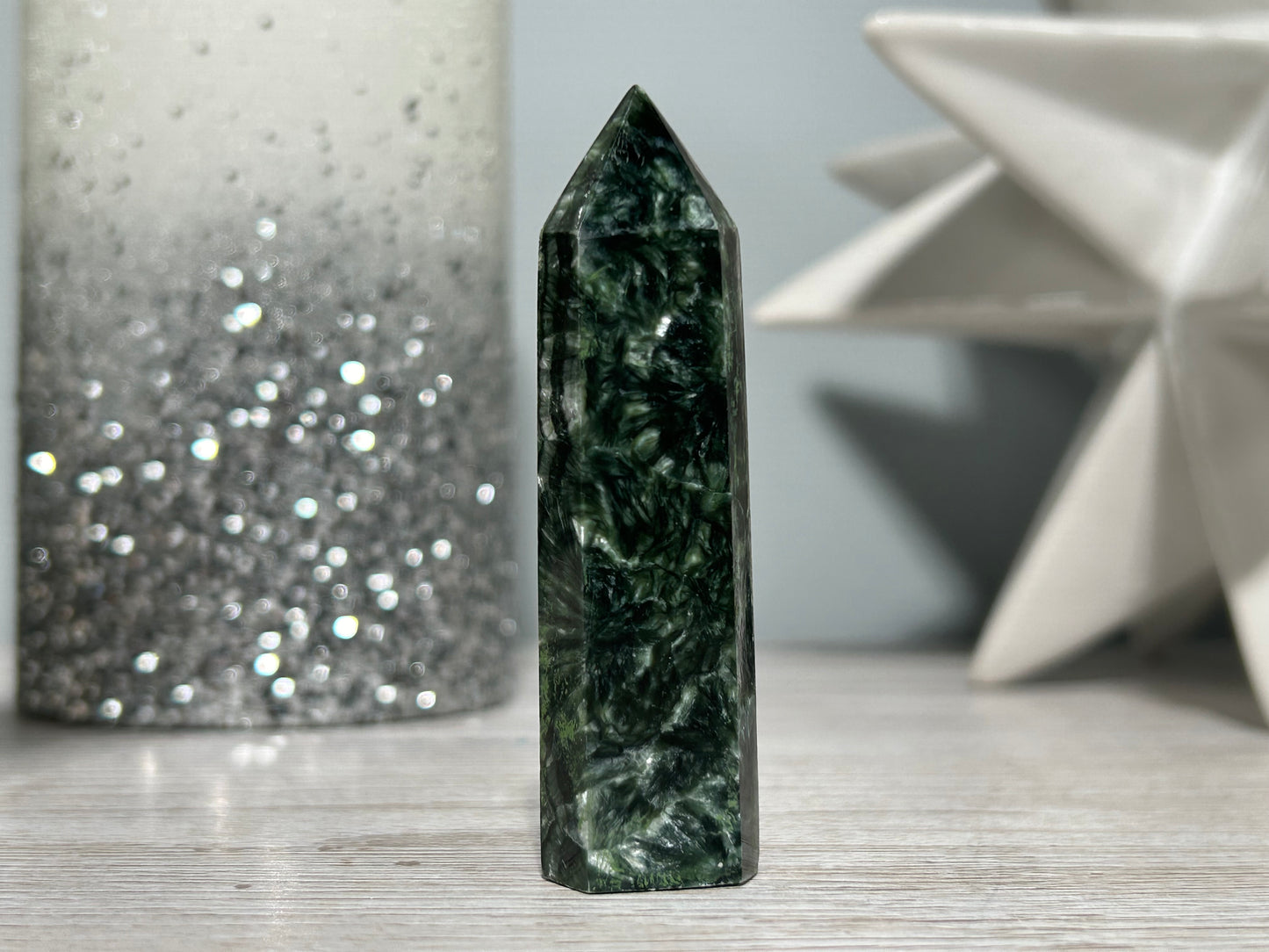 Seraphinite Tower (2.7", 69 mm)