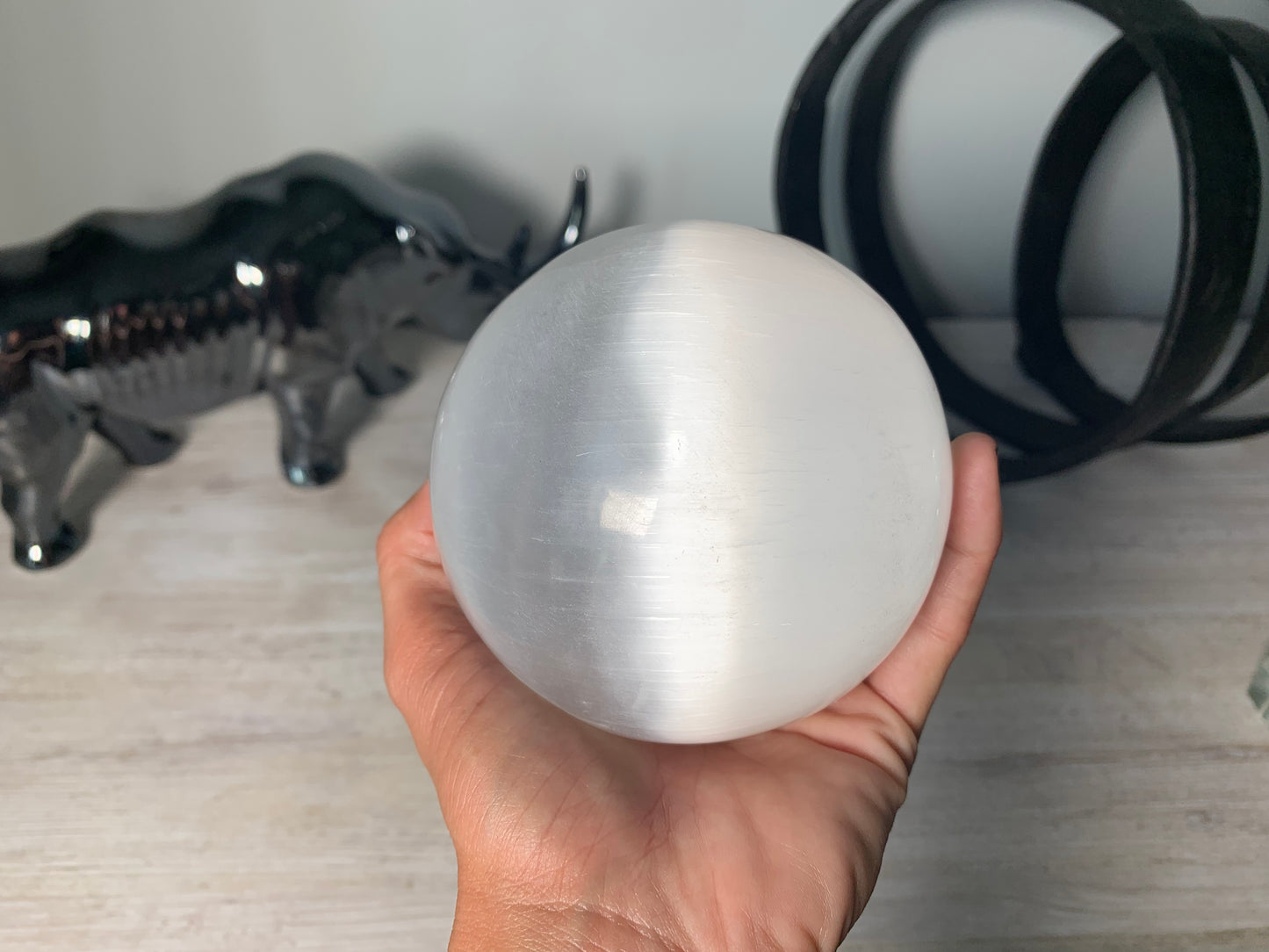 Selenite Sphere (3.75-4" 9-10cm)