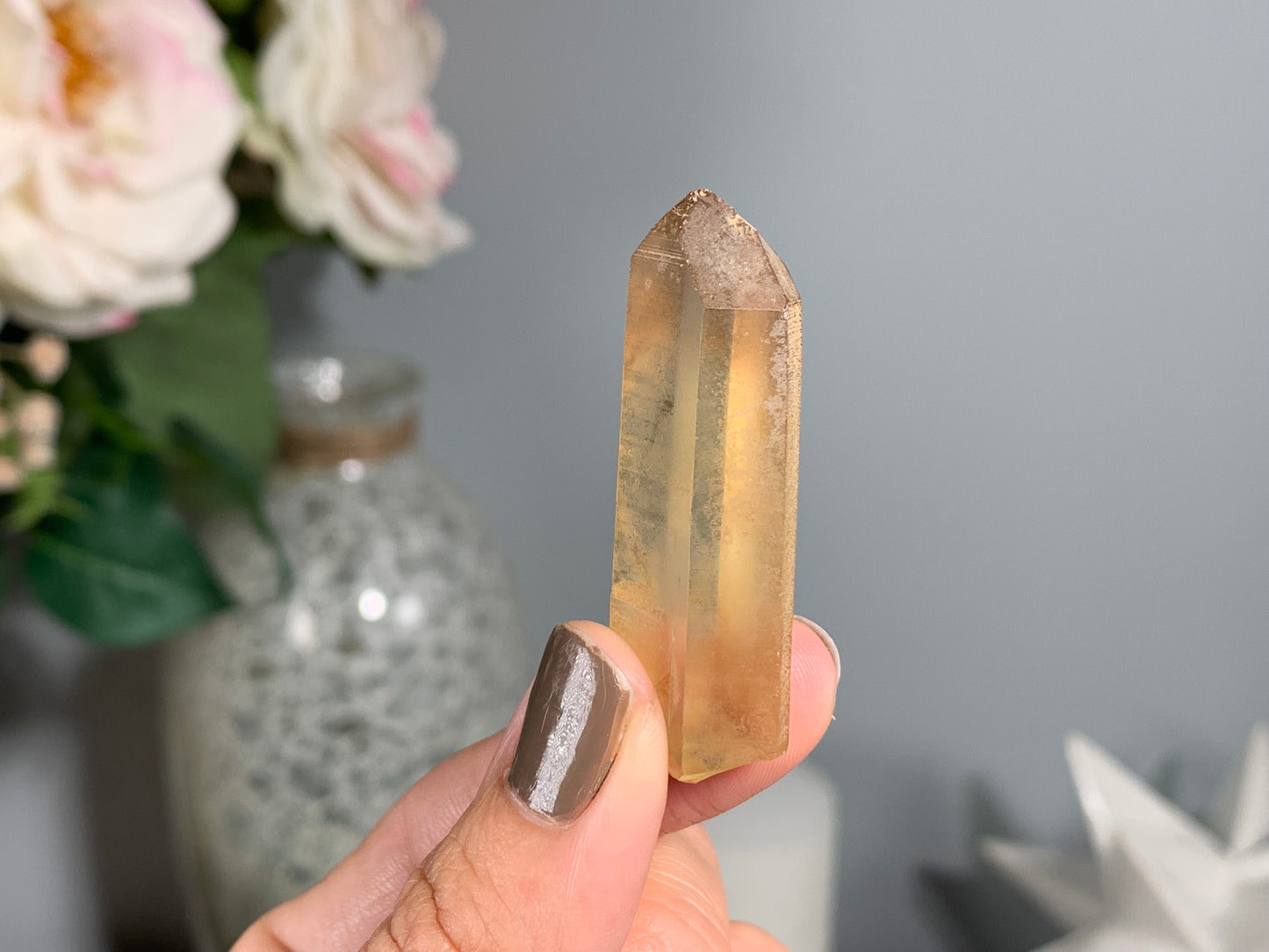 Congo Smoky Citrine Point (1.8", 47mm)