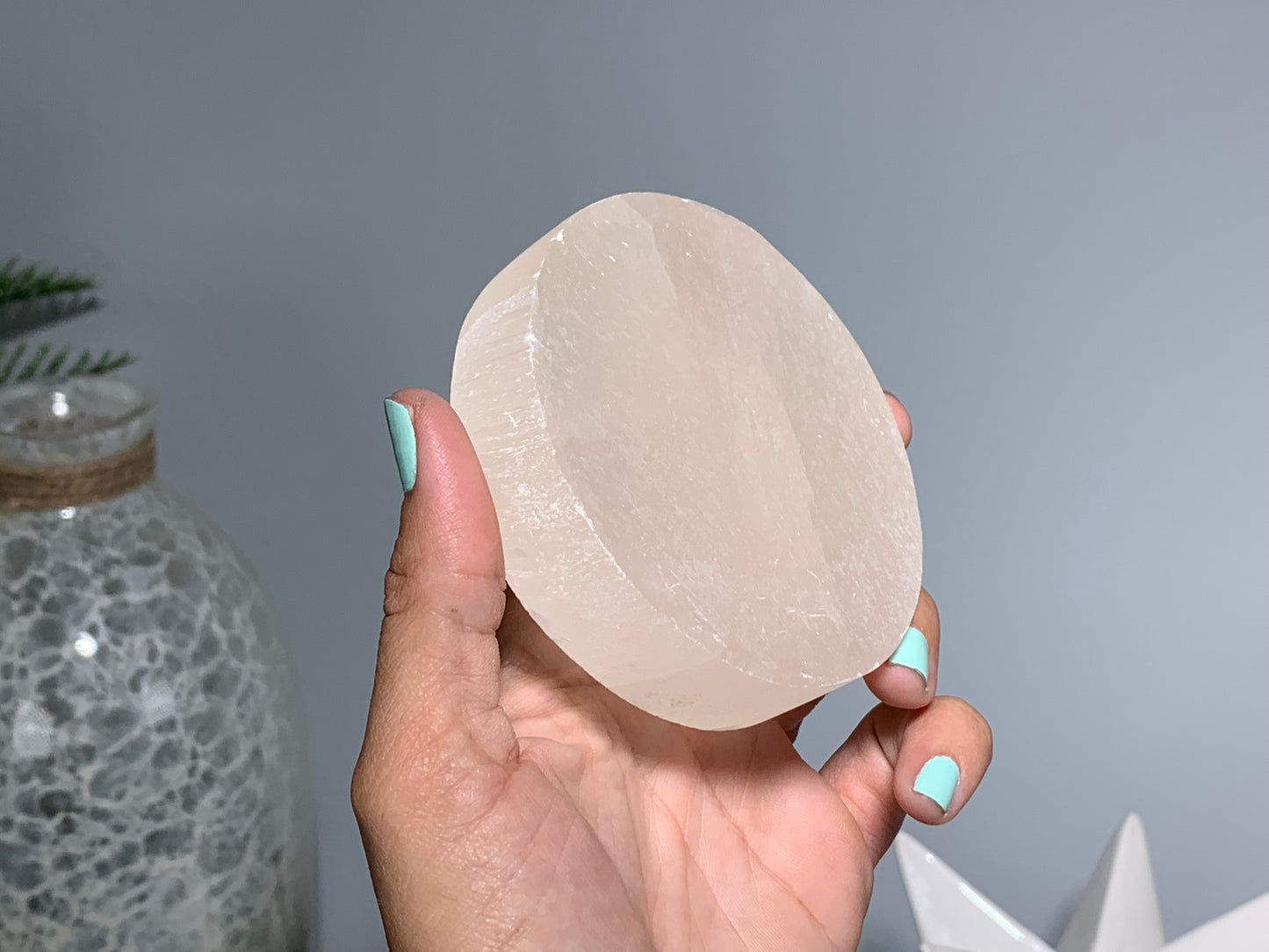 Selenite Disk (3")