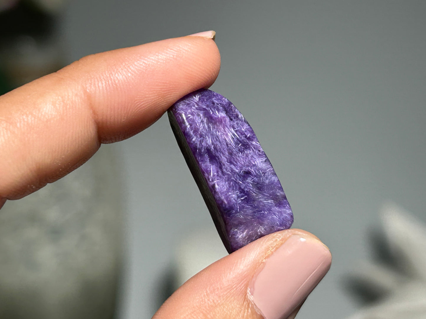 2pc Charoite Chips