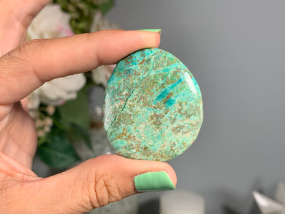 Flat Peruvian Turquoise