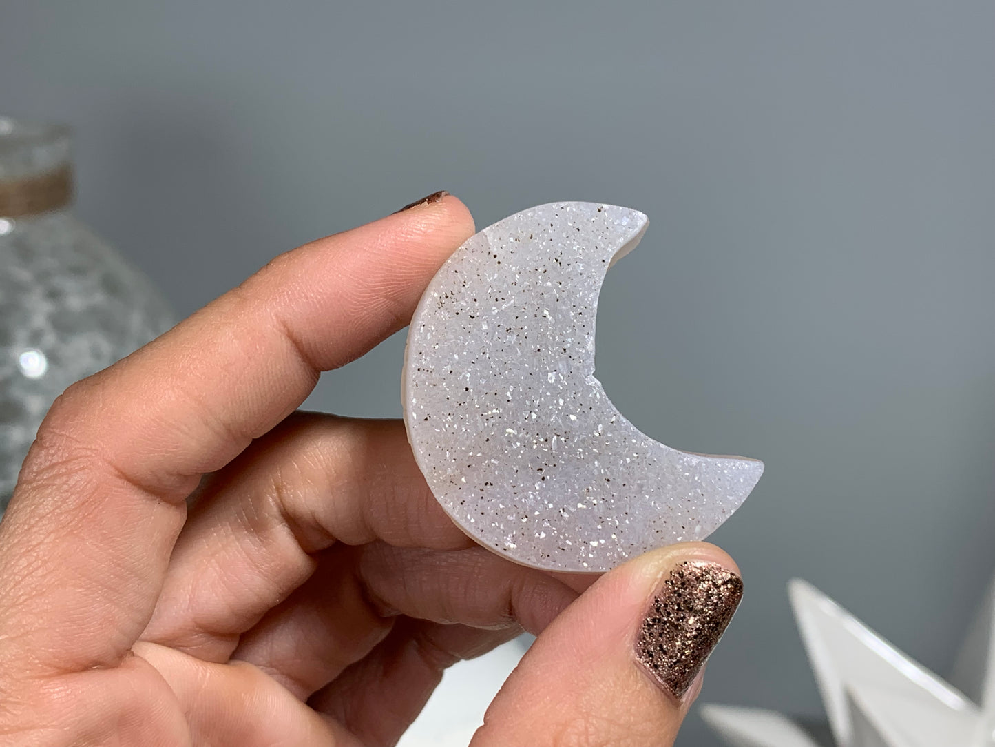 Druzy Moon (4-5 cm)