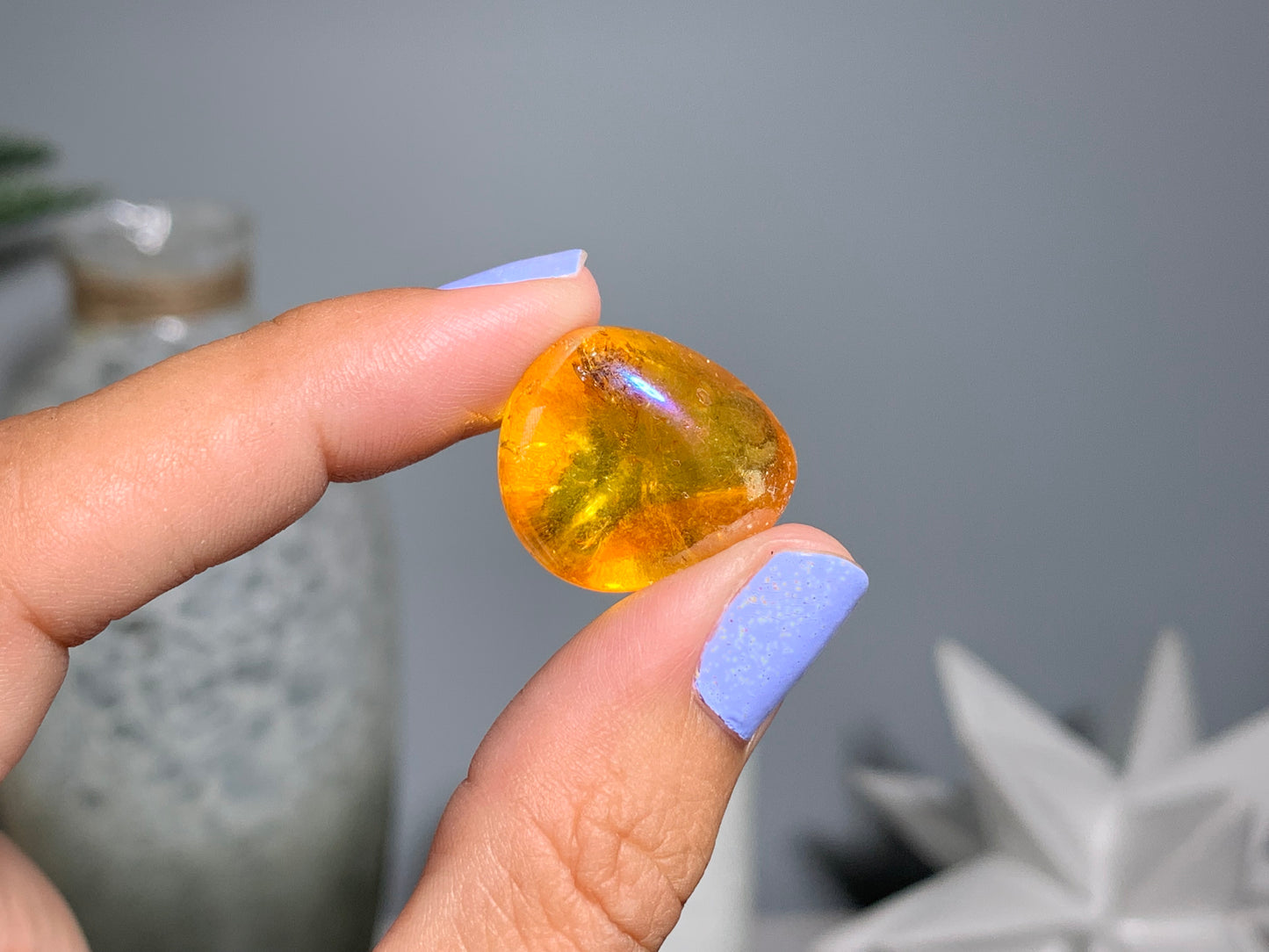 Tumbled Golden Aura Quartz