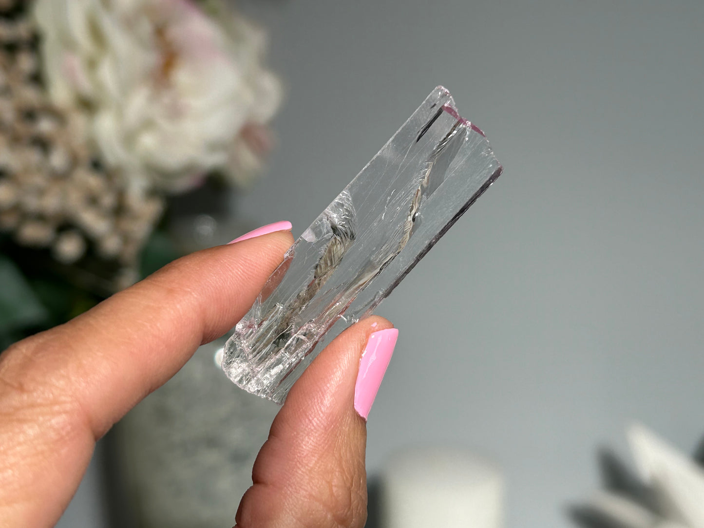 Natural Purple Kunzite Point (2", 52mm)