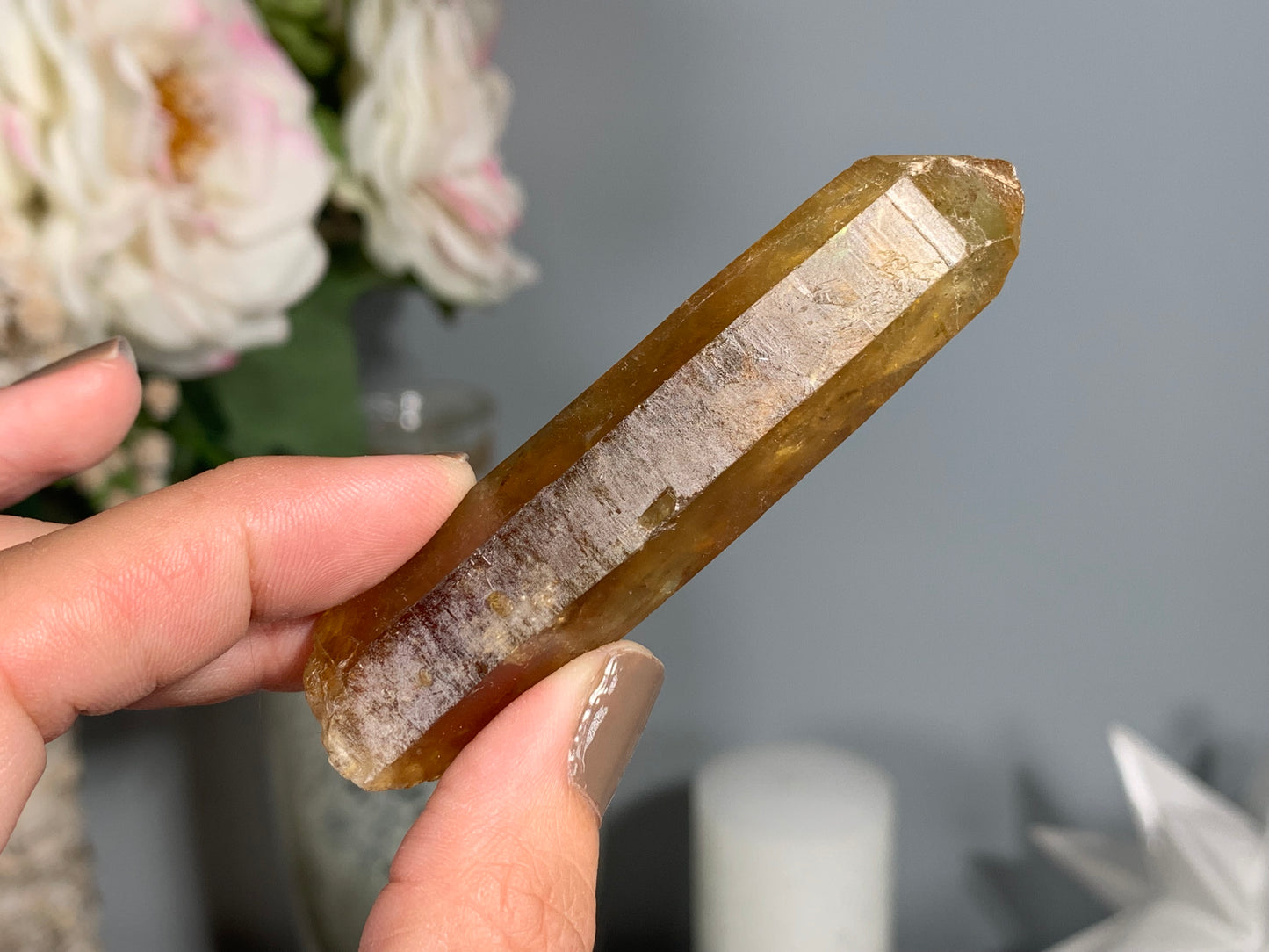 Congo Smoky Citrine Point (3", 77mm)