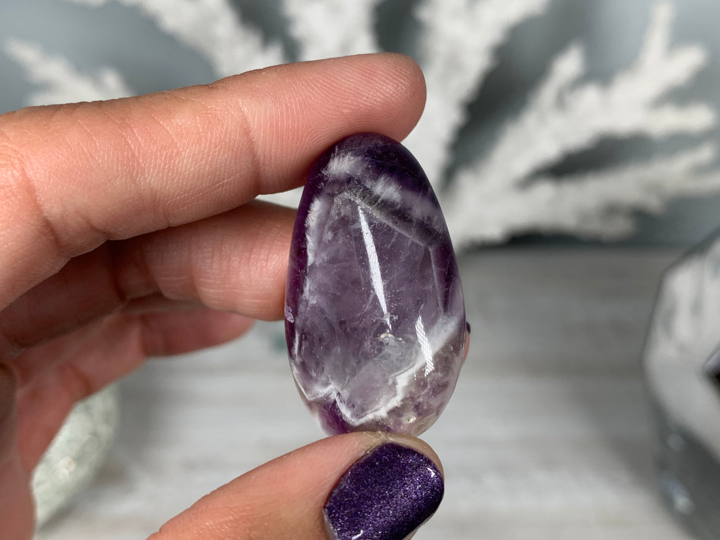 Tumbled Dog Tooth Amethyst Large