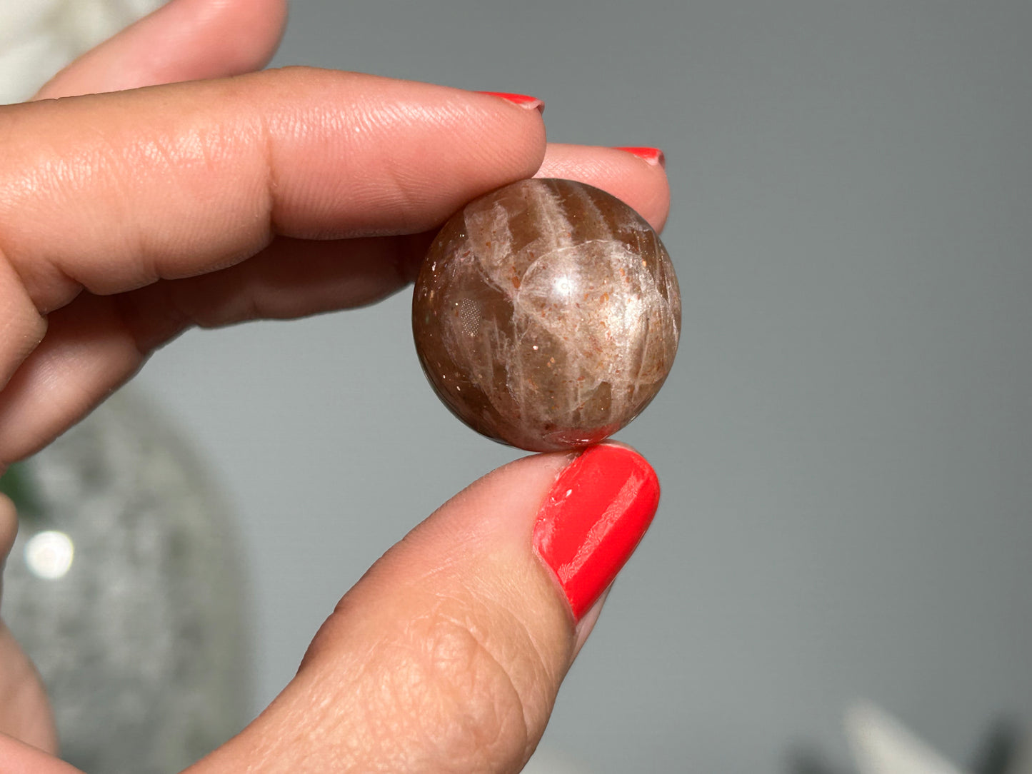 Confetti Sunstone Sphere (0.9", 22mm)