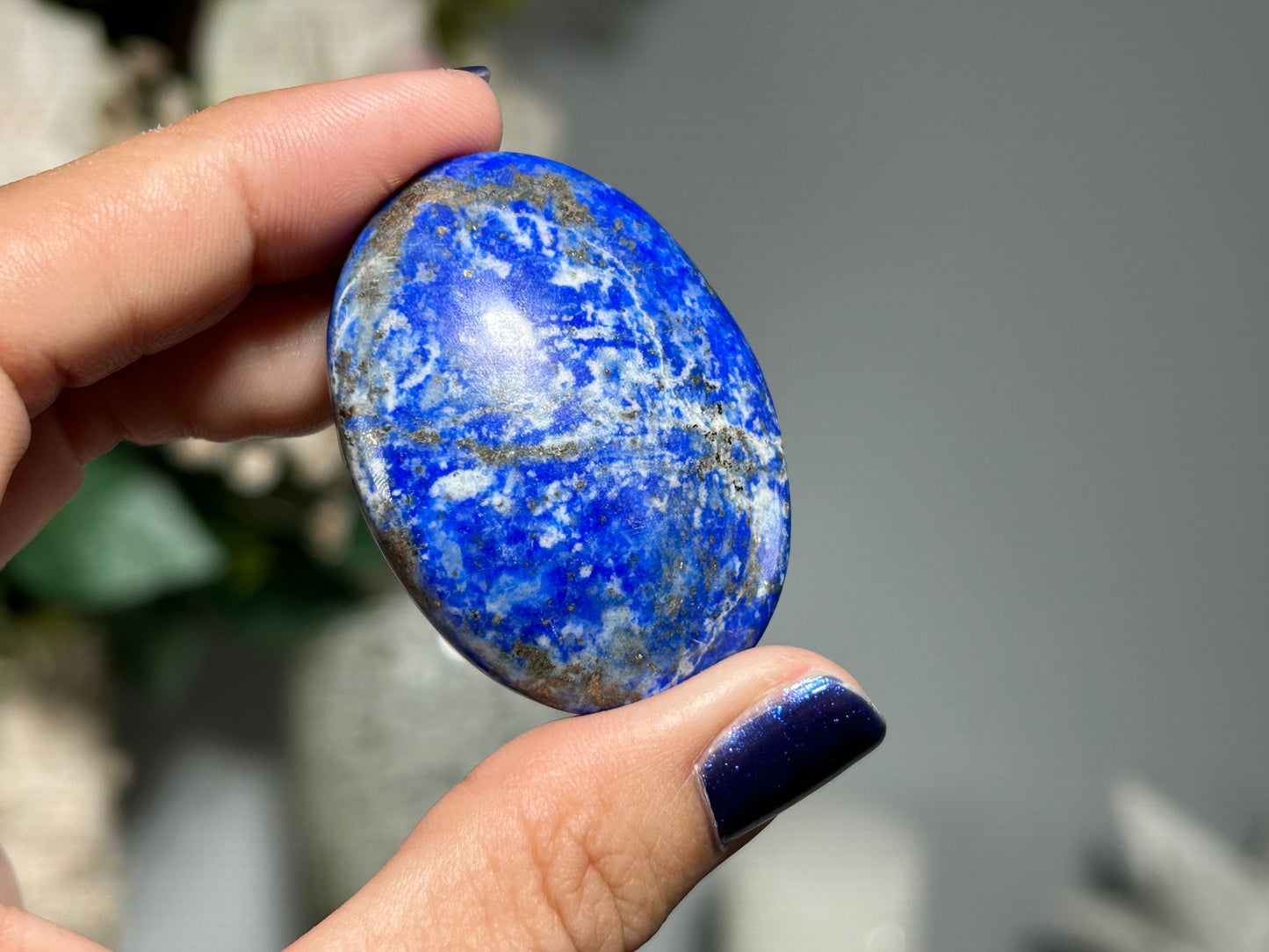 Lapis Lazuli Palm Stone Small