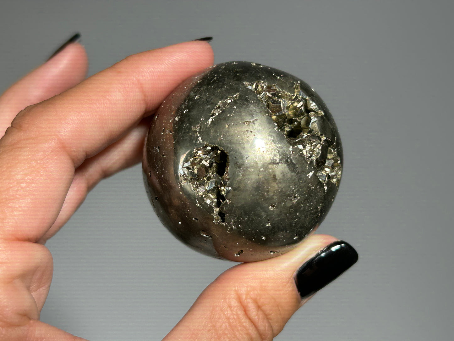 Pyrite Sphere (1.7", 44mm)
