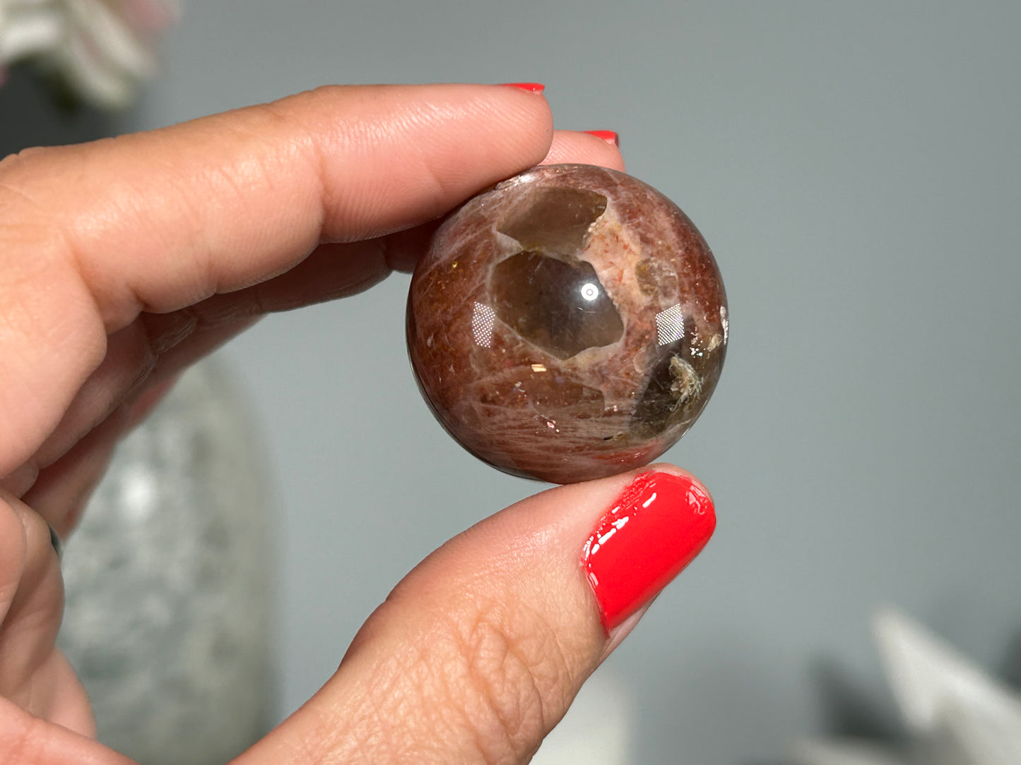 Confetti Sunstone Sphere (1.1", 29mm)