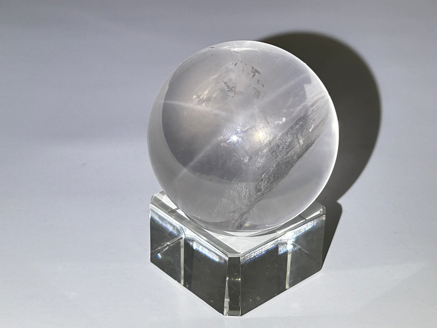 Star Rose Quartz Sphere (2.1",54mm)