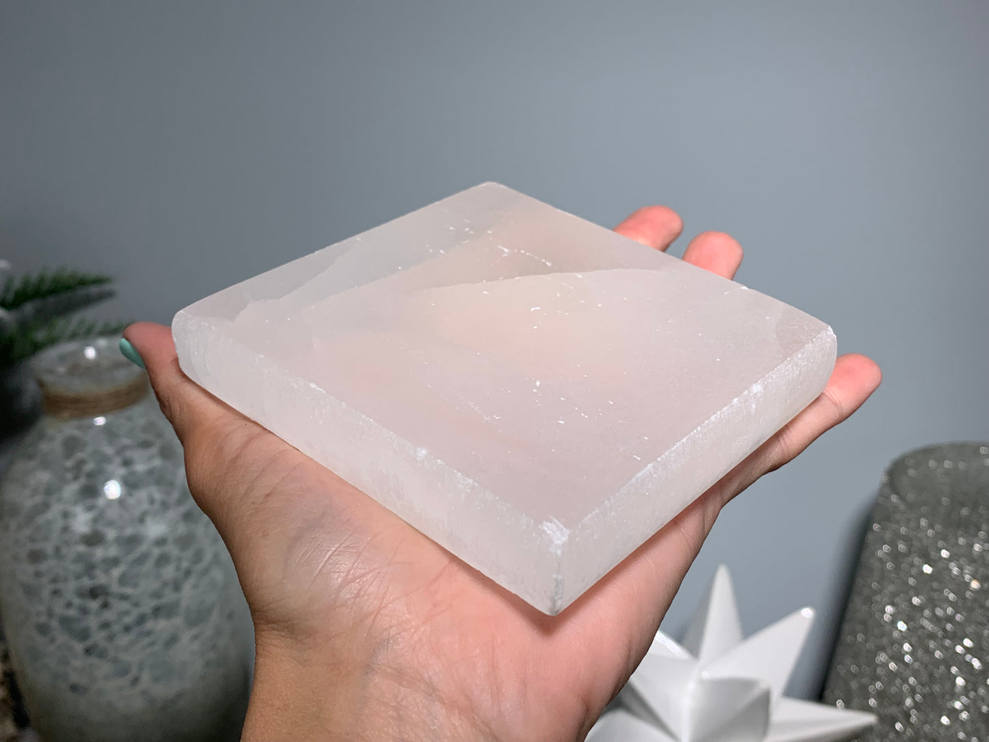 Selenite Charging Plate (4" Square)