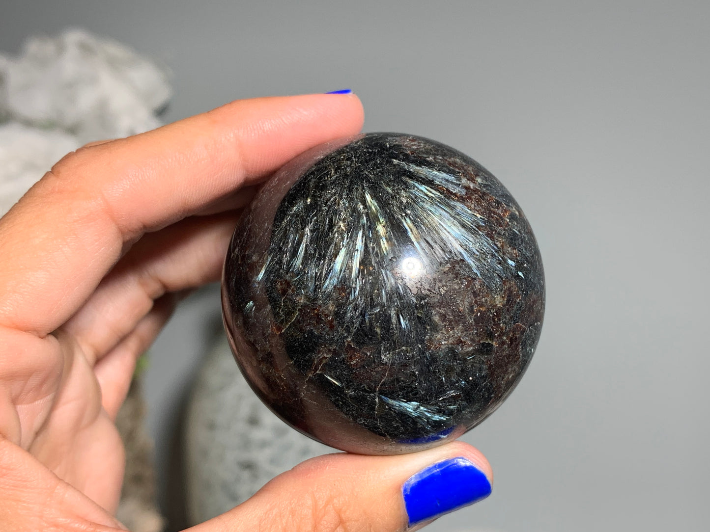 Grade A+ Anthophyllite Sphere (1.75" 45mm)