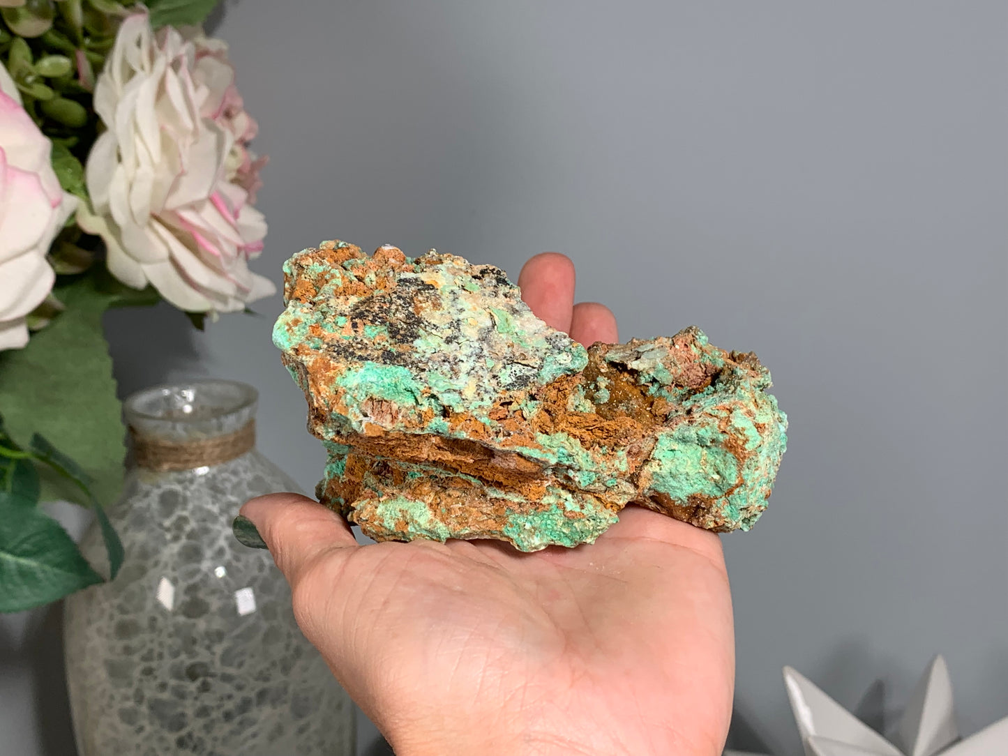 Druzy Chrysoprase (4.5", 116mm)