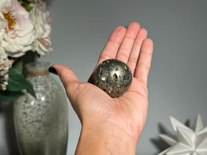 Pyrite Sphere (1.6", 41mm)