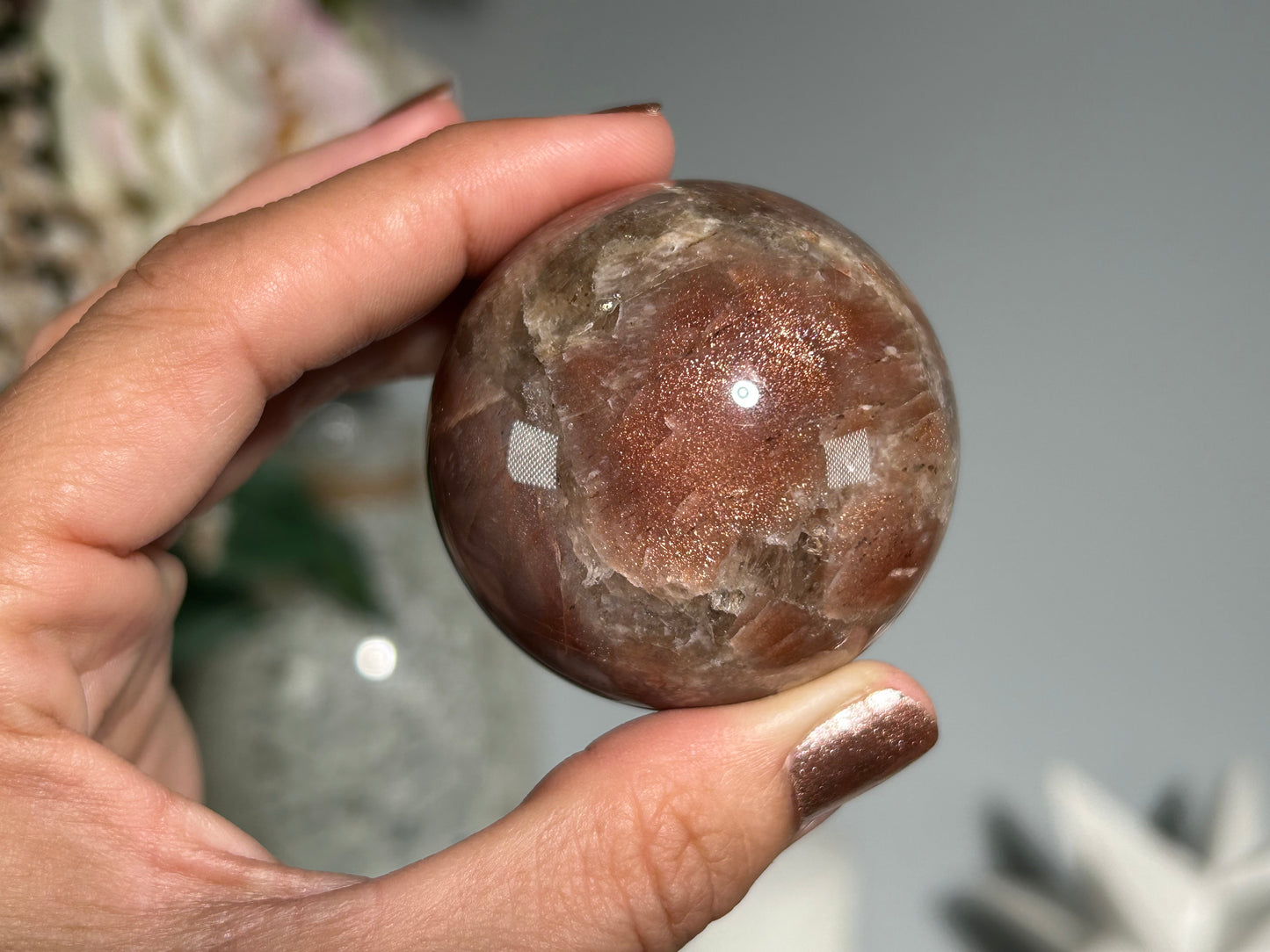 Confetti Sunstone Sphere (1.8", 47mm)