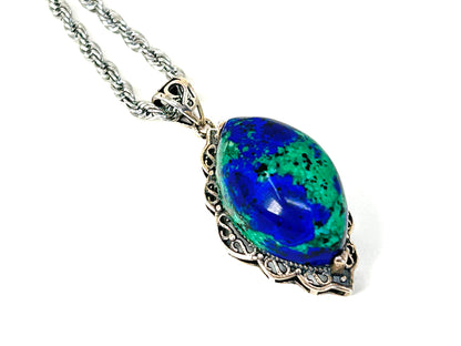 Azurite Malachite Pendant