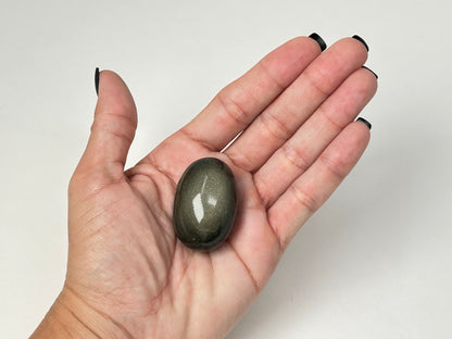 Gold Sheen Obsidian Shiva (1.5", 39mm)