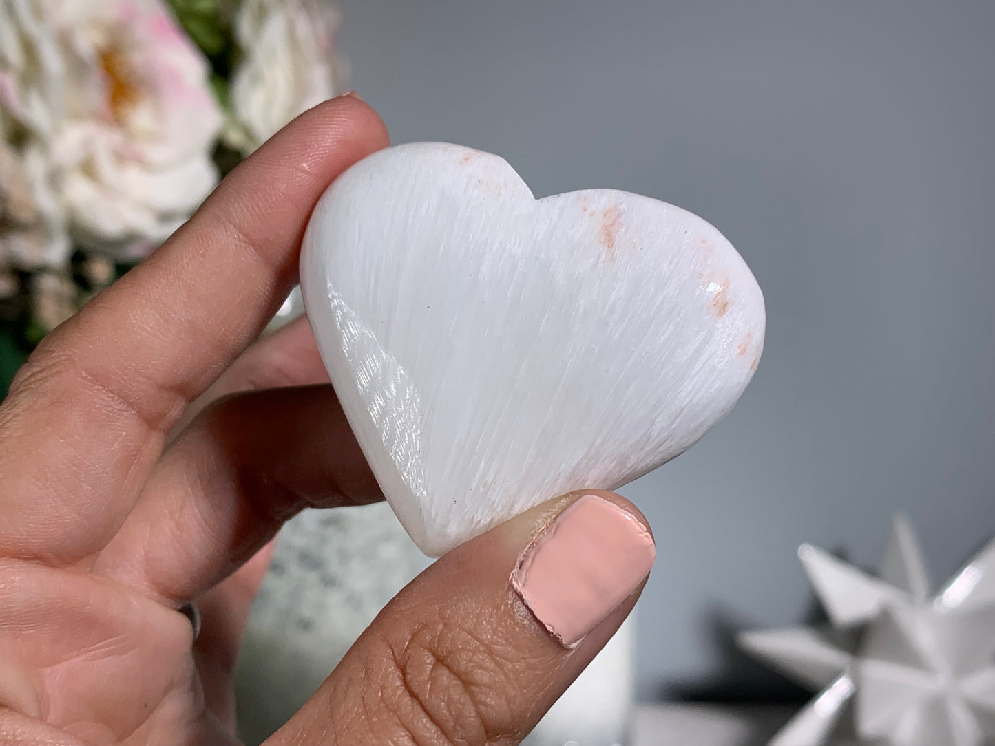 Small Scolecite Heart