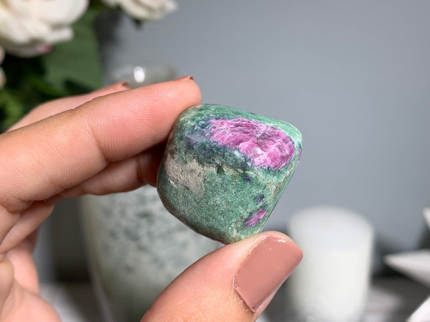 Tumbled Ruby Fuchsite Large