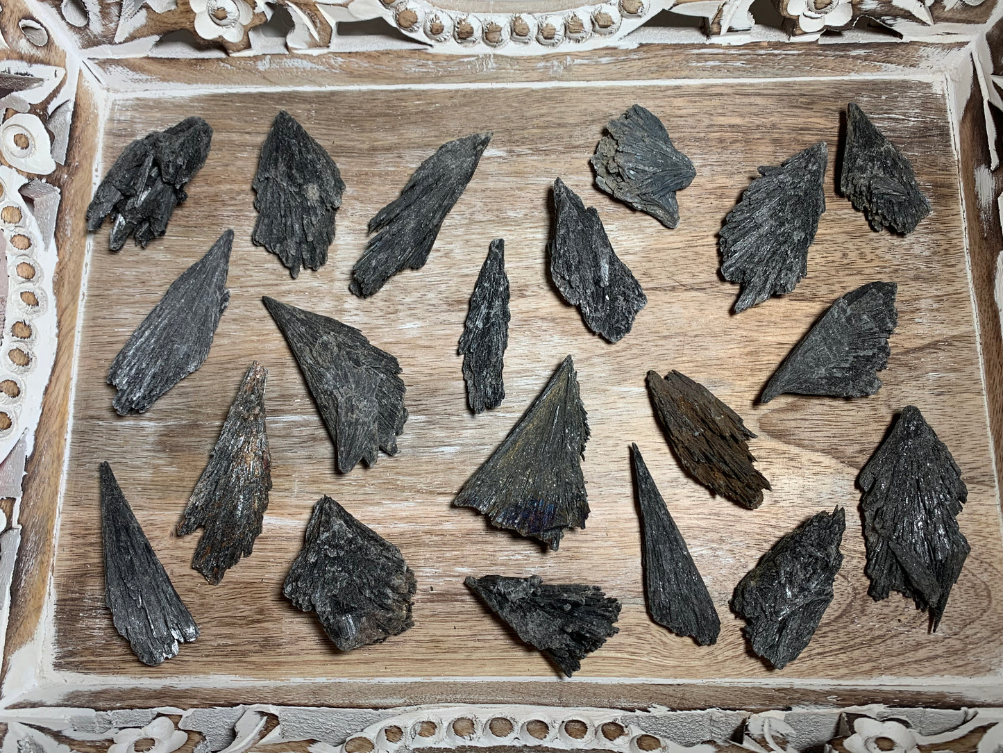 Black Kyanite Fan Medium