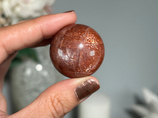 Confetti Sunstone Sphere (1.25", 32mm)